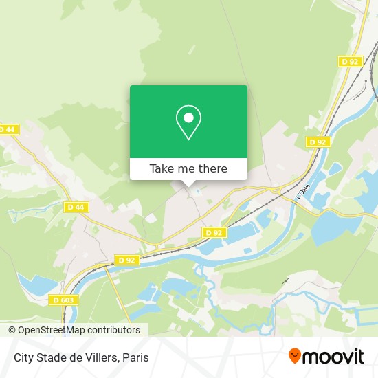 City Stade de Villers map