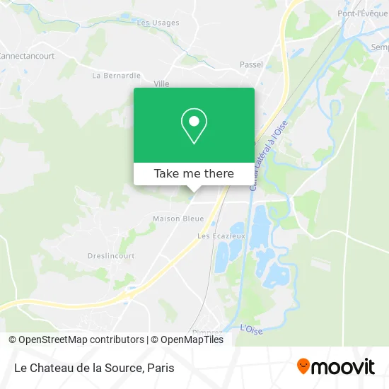 Le Chateau de la Source map