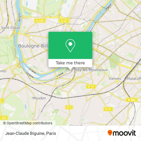 Mapa Jean-Claude Biguine