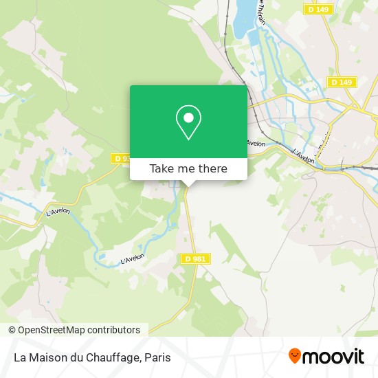 Mapa La Maison du Chauffage