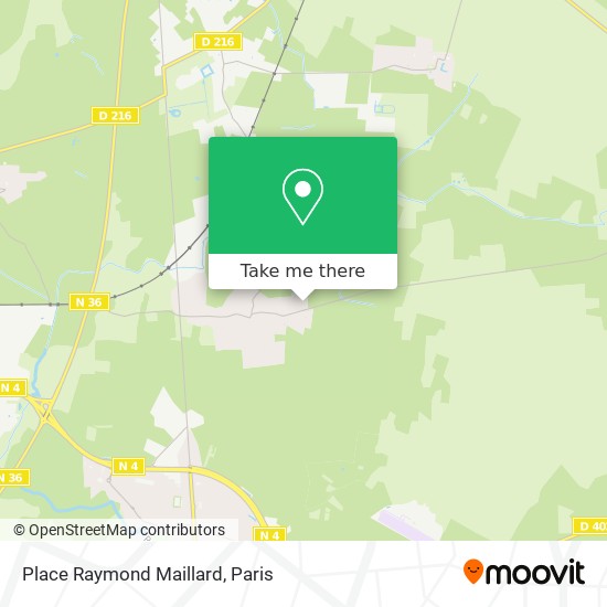 Mapa Place Raymond Maillard