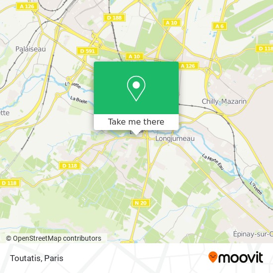Mapa Toutatis