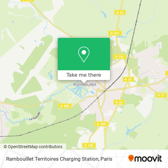Mapa Rambouillet Territoires Charging Station