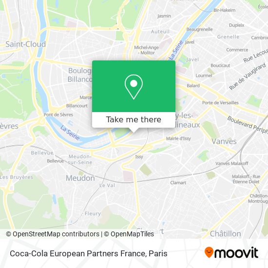 Coca-Cola European Partners France map