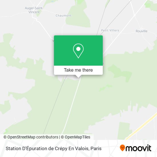 Mapa Station D'Épuration de Crépy En Valois