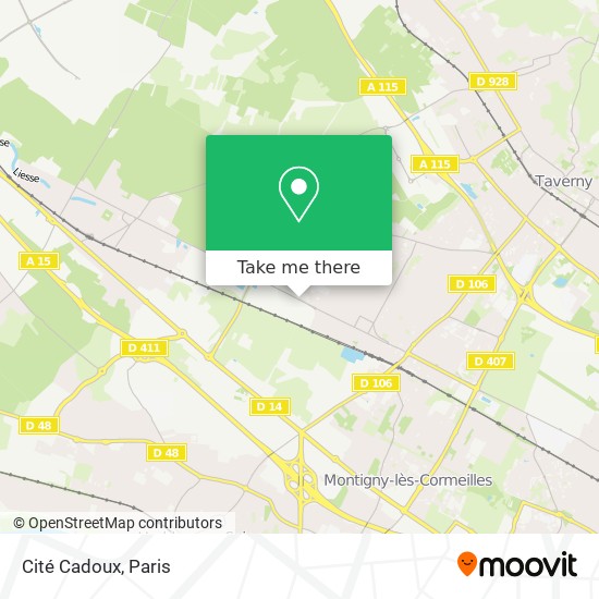 Cité Cadoux map