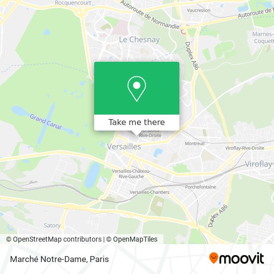 Marché Notre-Dame map