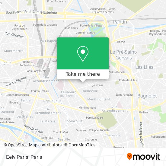 Eelv Paris map