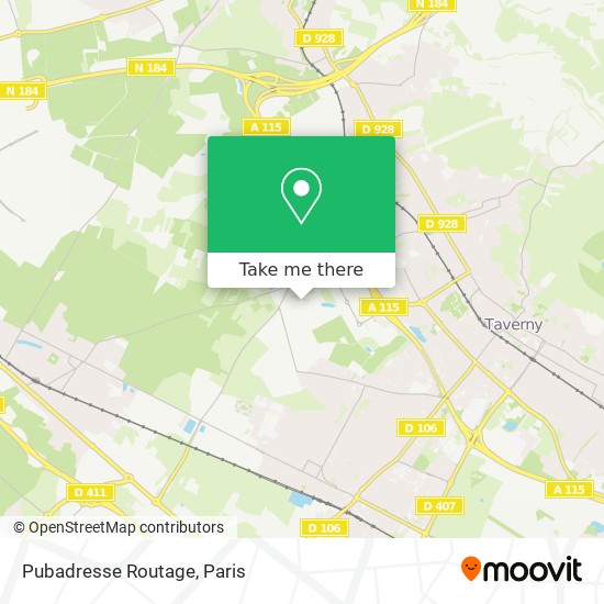 Pubadresse Routage map