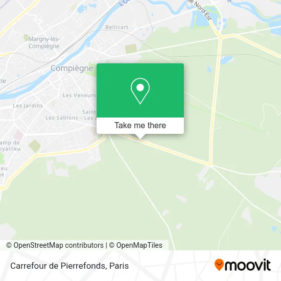 Carrefour de Pierrefonds map
