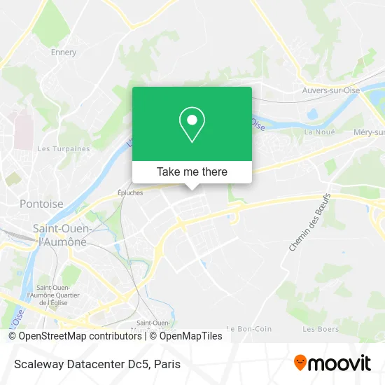 Scaleway Datacenter Dc5 map