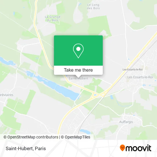 Saint-Hubert map