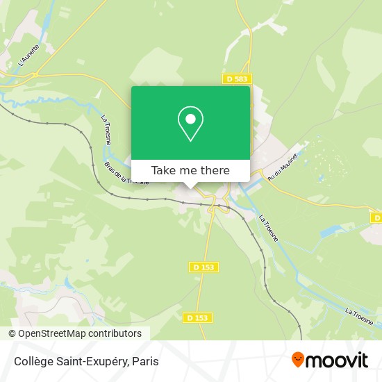 Collège Saint-Exupéry map