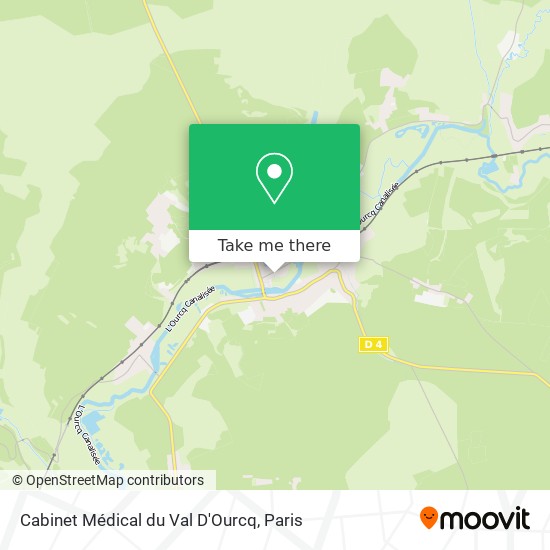 Cabinet Médical du Val D'Ourcq map
