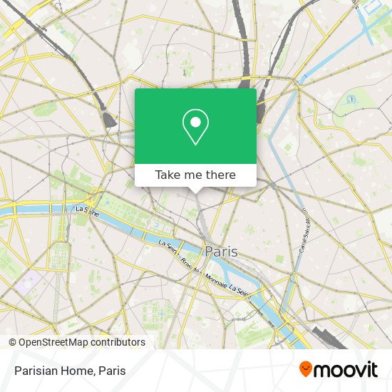 Parisian Home map