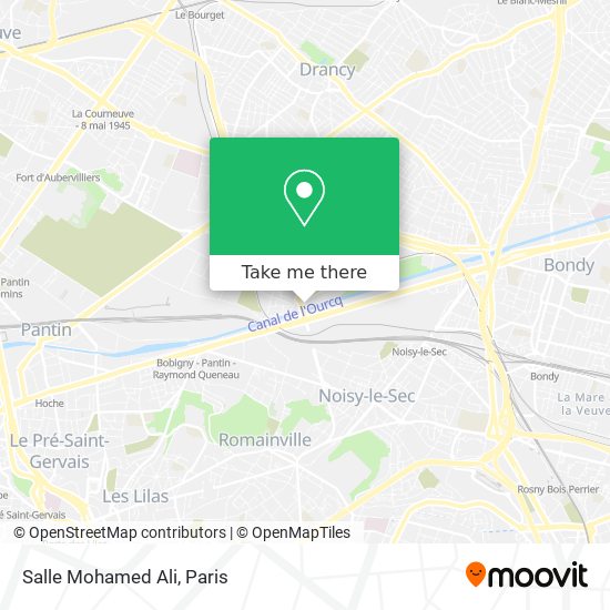 Salle Mohamed Ali map