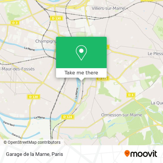 Garage de la Marne map