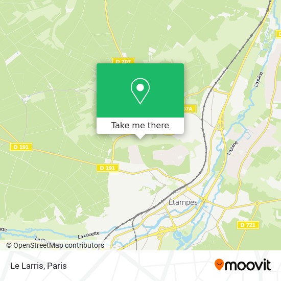 Le Larris map