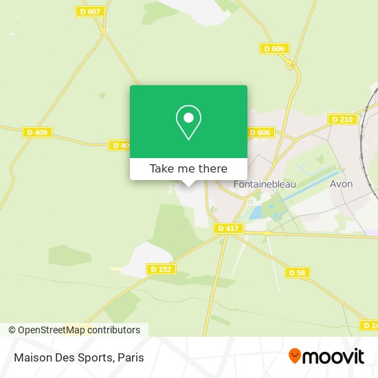 Mapa Maison Des Sports