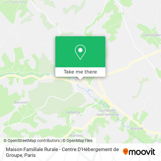 Maison Familiale Rurale - Centre D'Hébergement de Groupe map