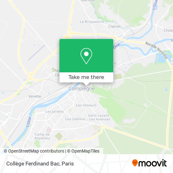 Collège Ferdinand Bac map