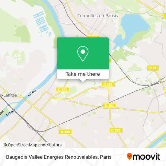 Baugeois Vallee Energies Renouvelables map