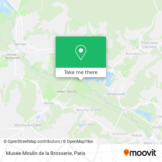 Mapa Musée-Moulin de la Brosserie