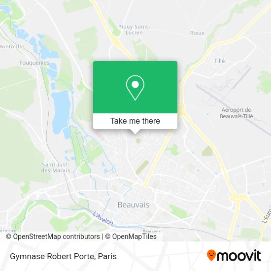 Gymnase Robert Porte map