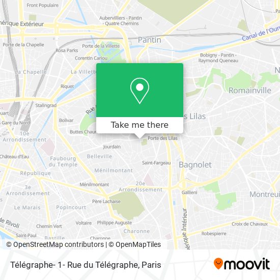 Télégraphe- 1- Rue du Télégraphe map