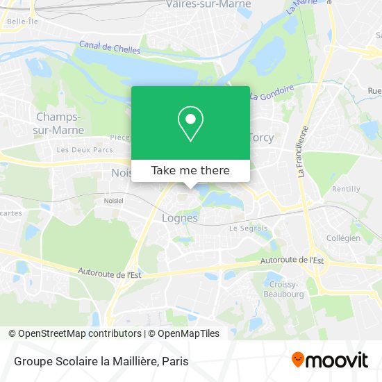 Groupe Scolaire la Maillière map