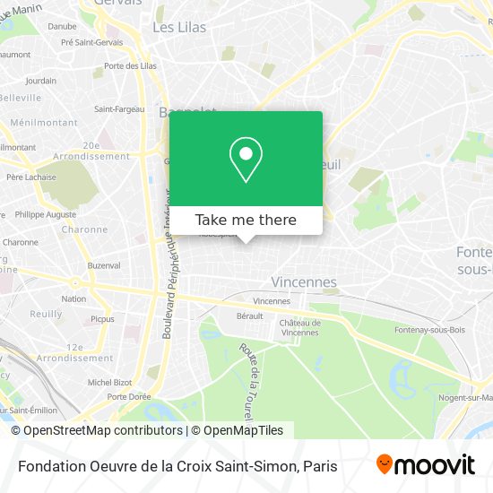 Fondation Oeuvre de la Croix Saint-Simon map