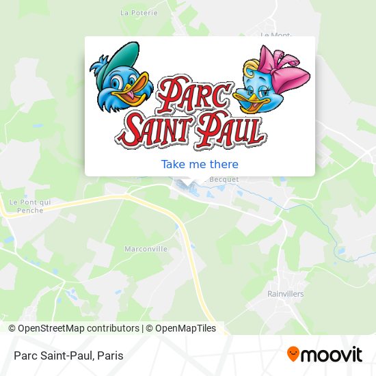 Parc Saint-Paul map