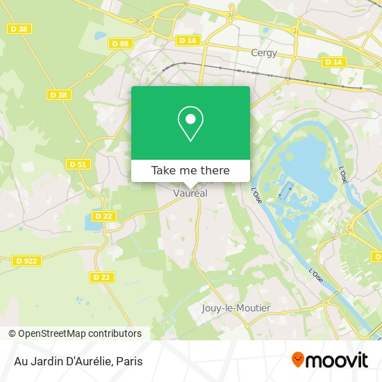 Mapa Au Jardin D'Aurélie