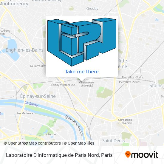 Mapa Laboratoire D'Informatique de Paris Nord