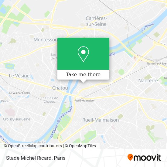 Stade Michel Ricard map