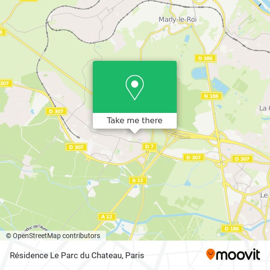 Résidence Le Parc du Chateau map