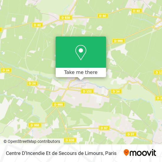 Centre D'Incendie Et de Secours de Limours map
