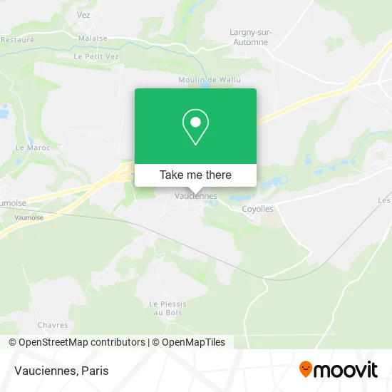 Vauciennes map