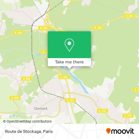 Route de Stockage map
