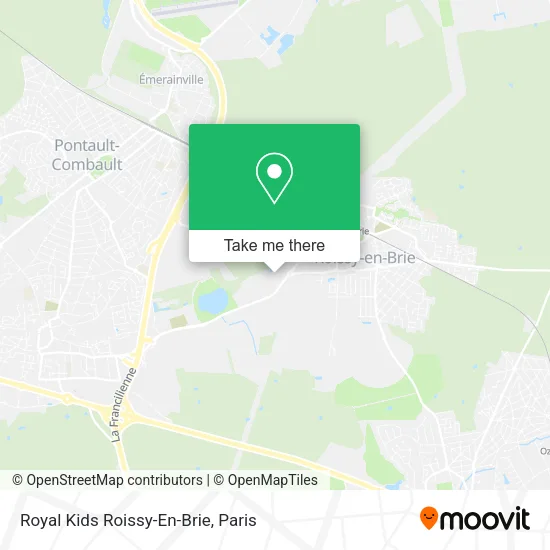 Royal Kids Roissy-En-Brie map