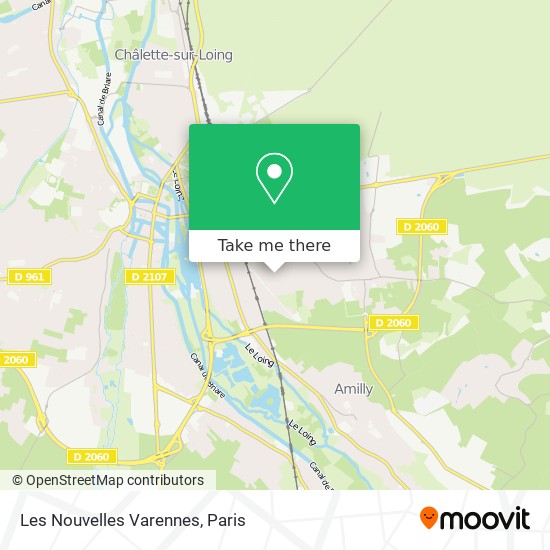 Les Nouvelles Varennes map