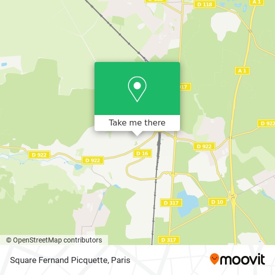 Square Fernand Picquette map