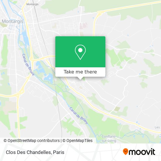Clos Des Chandelles map