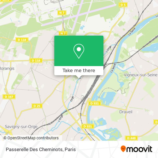 Passerelle Des Cheminots map