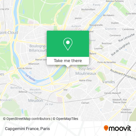 Capgemini France map