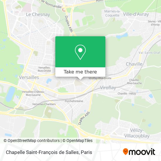 Mapa Chapelle Saint-François de Salles