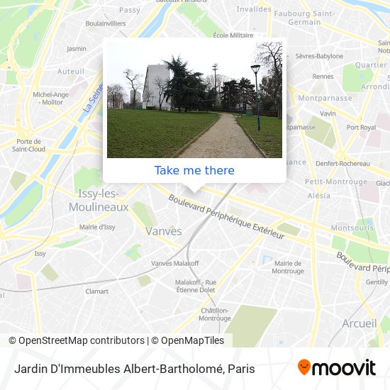 Jardin D'Immeubles Albert-Bartholomé map