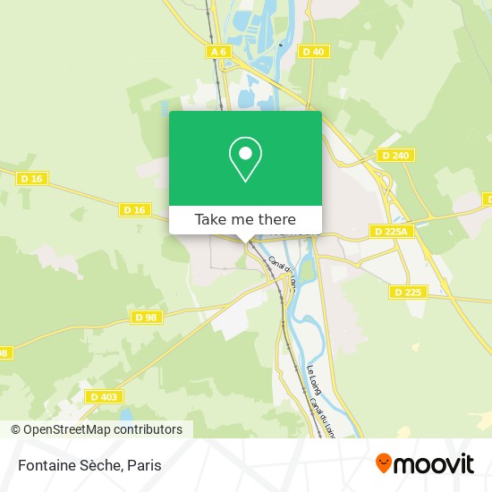 Mapa Fontaine Sèche