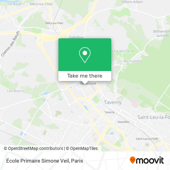 Mapa École Primaire Simone Veil