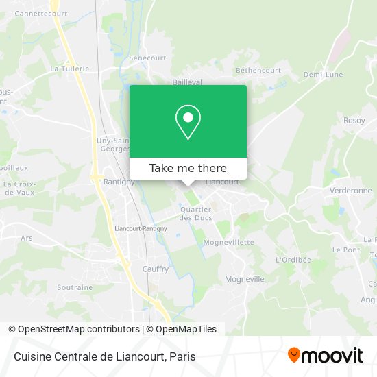 Cuisine Centrale de Liancourt map